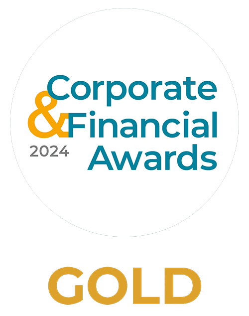 Corporate Financial Awards 2024, winner, gold